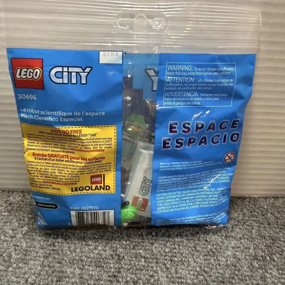 LEGO City Space Science Mech 30694 49pcs 6+ Building Toy Set New Robot Polybag
